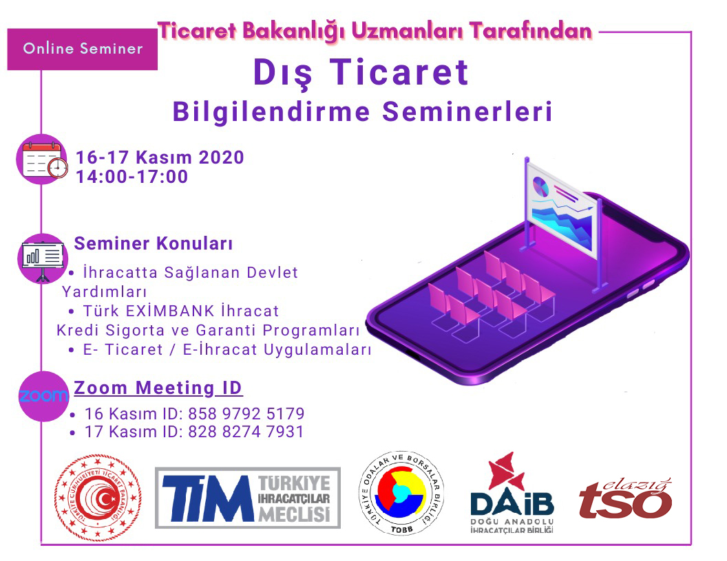 DIŞ TİCARET BİLGİLENDİRME SEMİNERİ